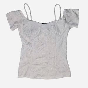 Janice White Off Shoulder Stretch Top Women’s - S